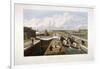 Regent's Canal, with Barges, Islington, London, 1822-John Cleghorn-Framed Giclee Print