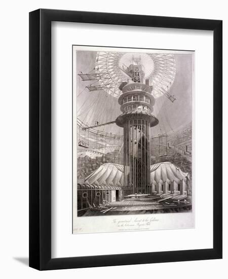 Regent's Park, Marylebone, London, 1829-null-Framed Premium Giclee Print