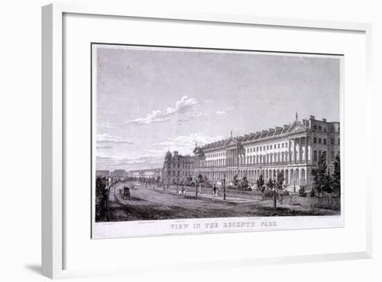 Regent's Park, Marylebone, London, C1830-Thomas Higham-Framed Giclee Print