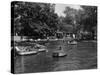 Regent's Park Pond-null-Stretched Canvas