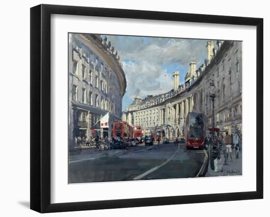 Regent Street, 6pm, June 2015-Peter Brown-Framed Giclee Print