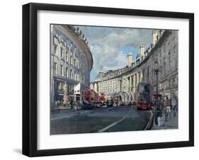 Regent Street, 6pm, June 2015-Peter Brown-Framed Giclee Print