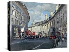 Regent Street, 6pm, June 2015-Peter Brown-Stretched Canvas