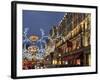 Regent Street Christmas-Charles Bowman-Framed Photographic Print