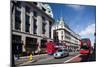 Regent Street from Picadilly Circus, Westminster, London-Felipe Rodriguez-Mounted Photographic Print