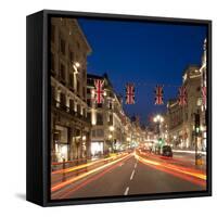 Regent Street, London, England, Uk-Jon Arnold-Framed Stretched Canvas