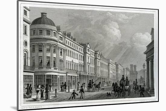 Regent Street, London, from the Quadrant-Thomas Hosmer Shepherd-Mounted Giclee Print