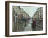 Regent Street, Rain, Looking North, 2014-Peter Brown-Framed Giclee Print