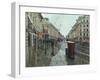 Regent Street, Rain, Looking North, 2014-Peter Brown-Framed Giclee Print