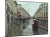 Regent Street, Rain, Looking North, 2014-Peter Brown-Mounted Giclee Print