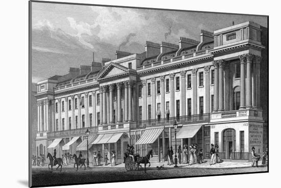 Regent Street-Thomas H Shepherd-Mounted Art Print