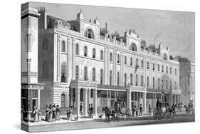 Regent Street-Thomas H Shepherd-Stretched Canvas