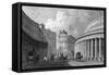 Regent Street-Thomas H Shepherd-Framed Stretched Canvas