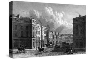 Regent Street-Thomas H Shepherd-Stretched Canvas