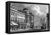 Regent Street-Thomas H Shepherd-Framed Stretched Canvas