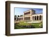 Regentenbau in the spa gardens of Bad Kissingen, Lower Franconia, Bavaria, Germany-null-Framed Art Print