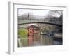 Regents Canal (Grand Union), Regents Park, London, England, United Kingdom-David Hughes-Framed Photographic Print