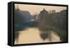 Regents Canal, London-Peter Thompson-Framed Stretched Canvas