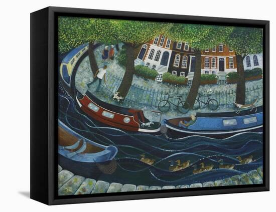 Regents Canal-Lisa Graa Jensen-Framed Stretched Canvas