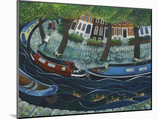 Regents Canal-Lisa Graa Jensen-Mounted Giclee Print