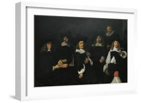 Regents of Old Men's Almshouse of Harlem, 1664-Frans Hals-Framed Giclee Print