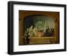 Regents of the Aalmoezeniersweeshuis Orphanage in Amsterdam-Cornelis Troost-Framed Art Print