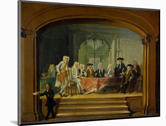 Regents of the Aalmoezeniersweeshuis Orphanage in Amsterdam-Cornelis Troost-Mounted Art Print