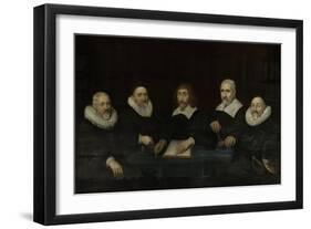 Regents of the House of Correction of Middelburg,-Allaert van Loeninga-Framed Art Print