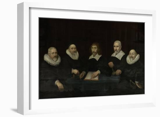 Regents of the House of Correction of Middelburg,-Allaert van Loeninga-Framed Art Print