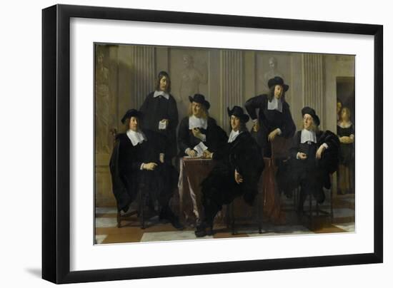 Regents of the Spinhuis and Nieuwe Werkhuis-Karel Dujardin-Framed Art Print
