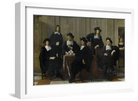 Regents of the Spinhuis and Nieuwe Werkhuis-Karel Dujardin-Framed Art Print