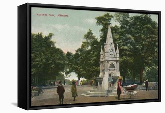 'Regents Park, London', c1910-Unknown-Framed Stretched Canvas