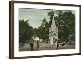 'Regents Park, London', c1910-Unknown-Framed Giclee Print