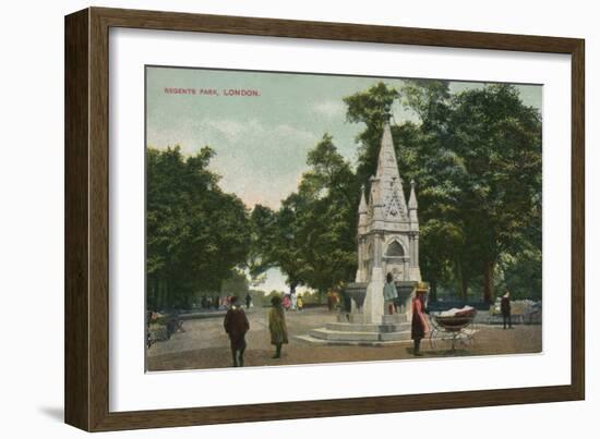 'Regents Park, London', c1910-Unknown-Framed Giclee Print