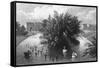 Regents Park-Thomas H Shepherd-Framed Stretched Canvas