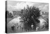 Regents Park-Thomas H Shepherd-Stretched Canvas