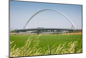 Reggio Emilia, Emilia-Romagna, Italy. Bridge designed by Spanish architect Santiago Calatrava at...-null-Mounted Photographic Print