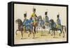 Regiment of Hussars, Hesse-Cassel, C.1784-J. H. Carl-Framed Stretched Canvas