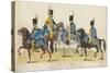 Regiment of Hussars, Hesse-Cassel, C.1784-J. H. Carl-Stretched Canvas