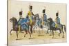 Regiment of Hussars, Hesse-Cassel, C.1784-J. H. Carl-Stretched Canvas