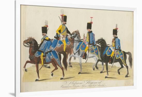 Regiment of Hussars, Hesse-Cassel, C.1784-J. H. Carl-Framed Giclee Print
