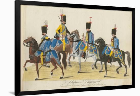 Regiment of Hussars, Hesse-Cassel, C.1784-J. H. Carl-Framed Giclee Print