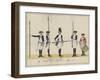 Regiment Von Bose, C.1784-J. H. Carl-Framed Giclee Print