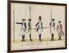 Regiment Von Bose, C.1784-J. H. Carl-Framed Giclee Print