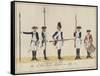 Regiment Von Bose, C.1784-J. H. Carl-Framed Stretched Canvas
