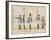 Regiment Von Bose, C.1784-J. H. Carl-Framed Giclee Print