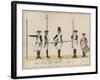 Regiment Von Bose, C.1784-J. H. Carl-Framed Giclee Print