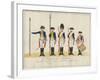 Regiment Von Ditfurth, C.1784-J. H. Carl-Framed Giclee Print