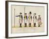 Regiment Von Ditfurth, C.1784-J. H. Carl-Framed Giclee Print