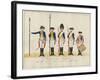 Regiment Von Ditfurth, C.1784-J. H. Carl-Framed Giclee Print